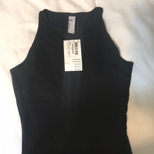 American Apparel Cotton Spandex Thong Bodysuit XS